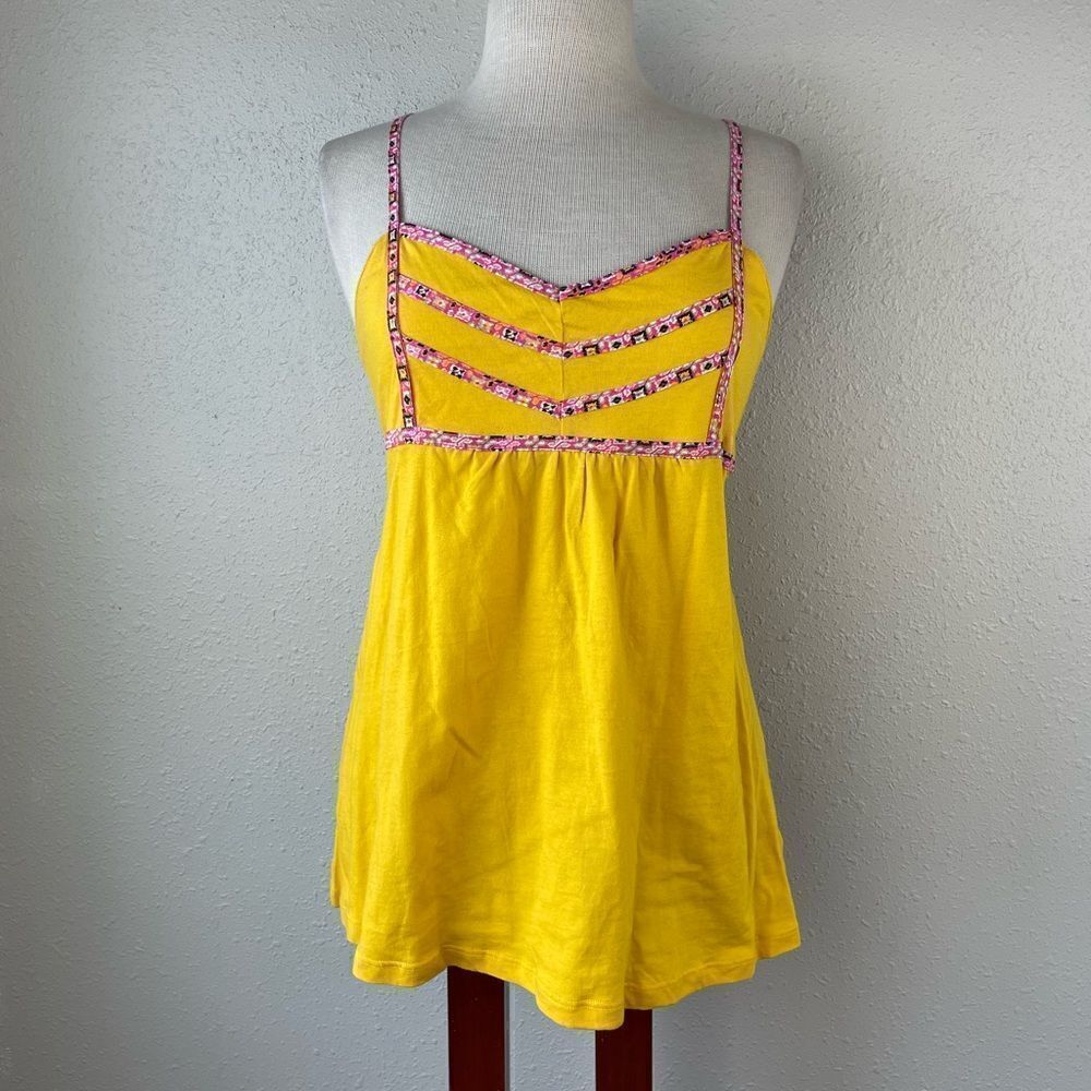 Energie Spaghetti Strap Tank Top Size L EUC